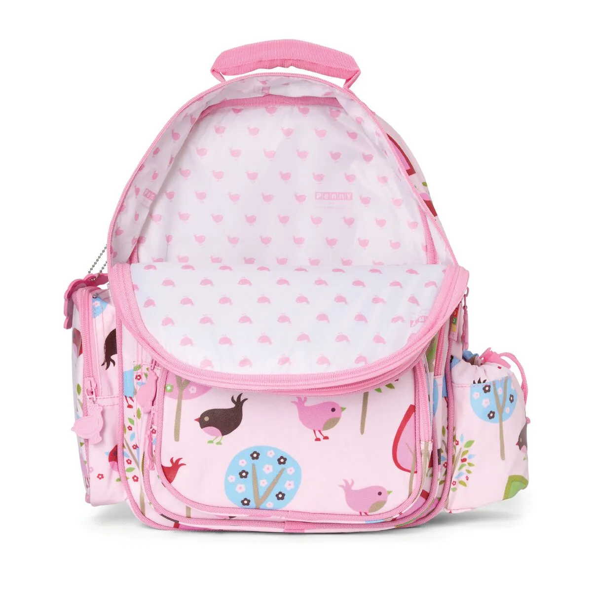 Penny Scallan Bundle of Large Backpack and Large Lunch Bag - Chirpy Bird