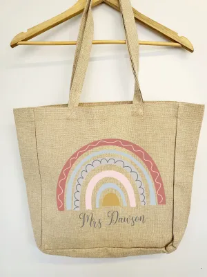 Personalised Boho Design Tote Bag