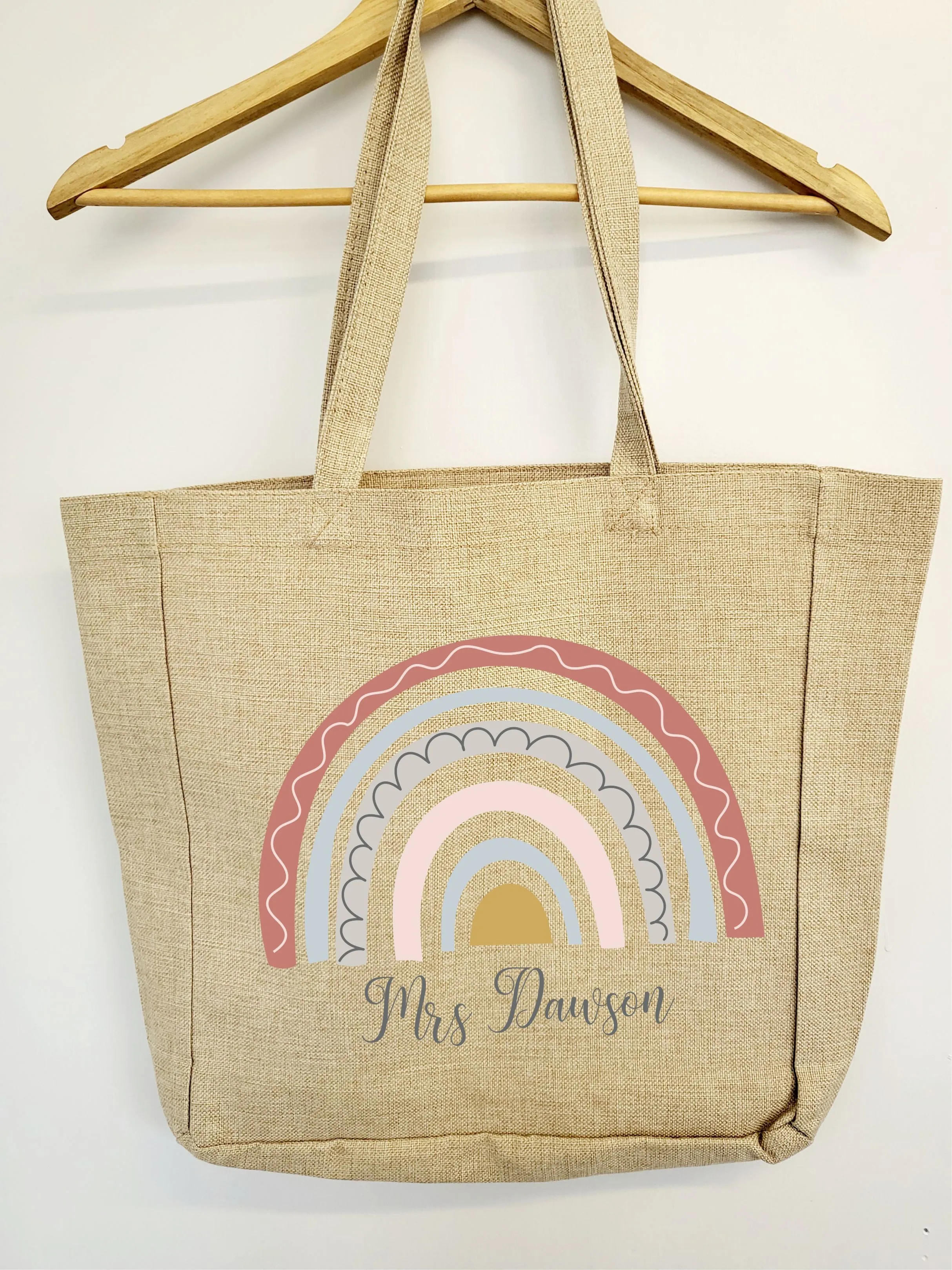 Personalised Boho Design Tote Bag