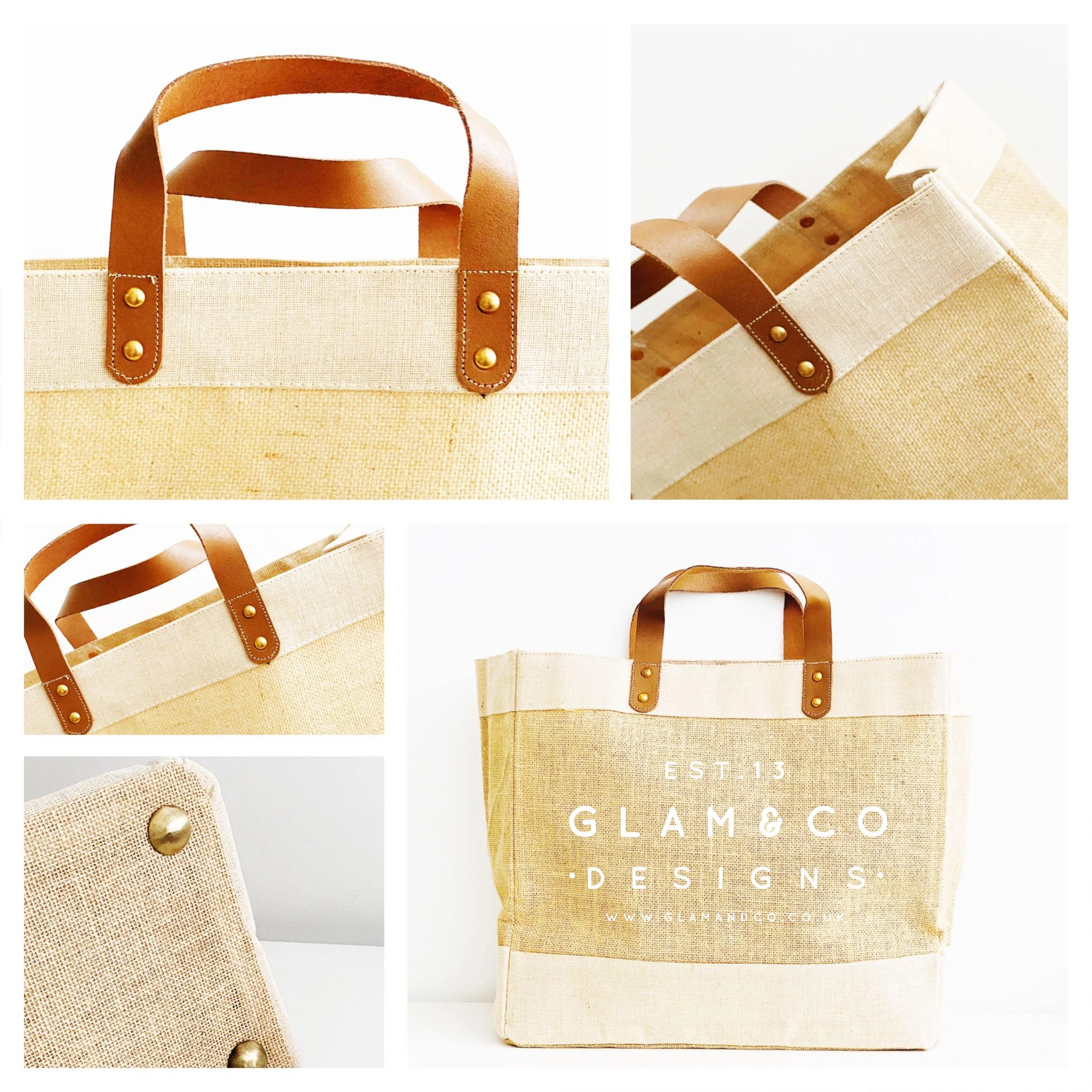 Personalised Jute Tote Bag | Mrs Bag