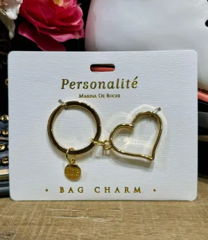 Personalite Heart Bag Charm