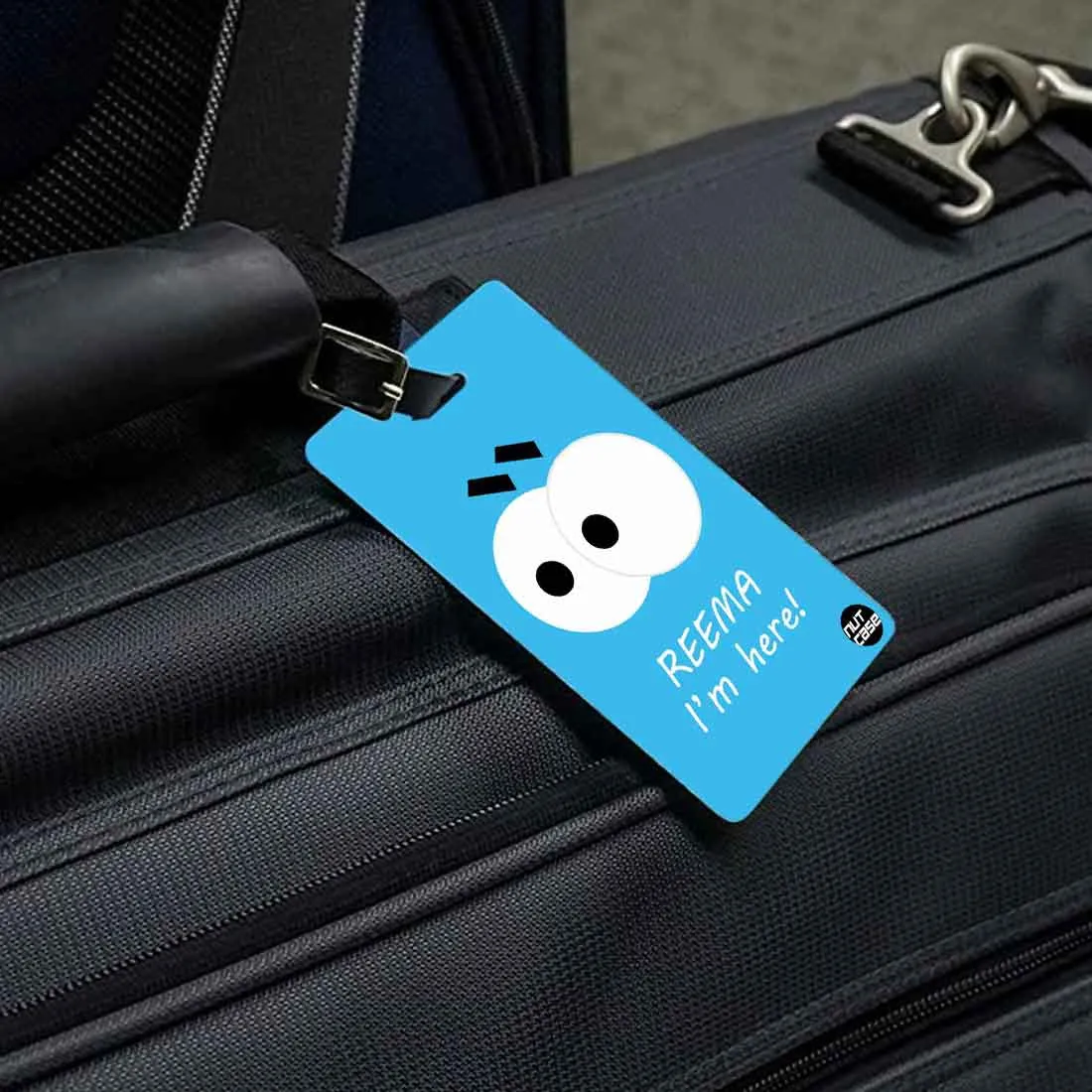 Personalized Travel Bag Tags Identification for Suitcase Set 2 - Big Eyes