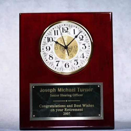 Piano Rosewood Clock Plaque