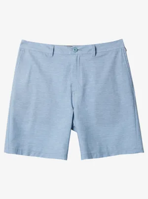 Quiksilver Everyday Union Heather Amphibian 20" Hybrid Shorts - Blue Shadow