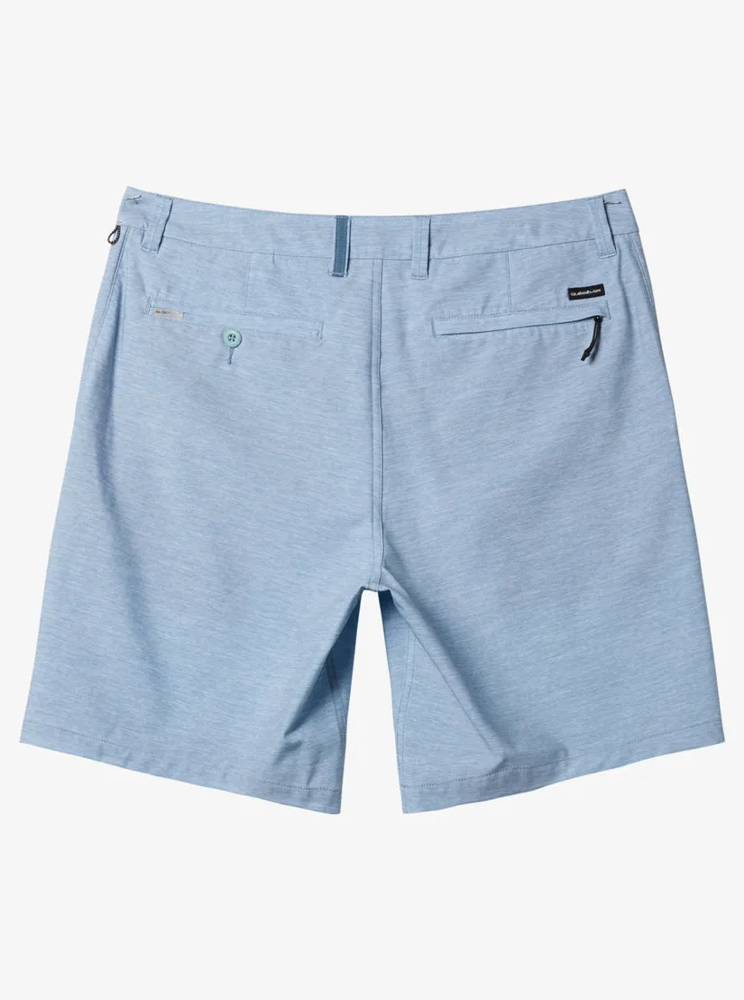 Quiksilver Everyday Union Heather Amphibian 20" Hybrid Shorts - Blue Shadow