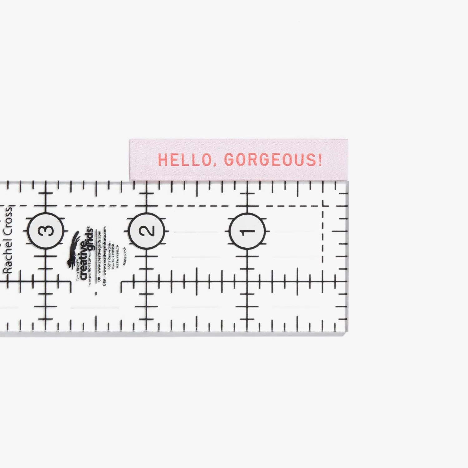 "Hello Gorgeous" Woven Labels 10 Pack