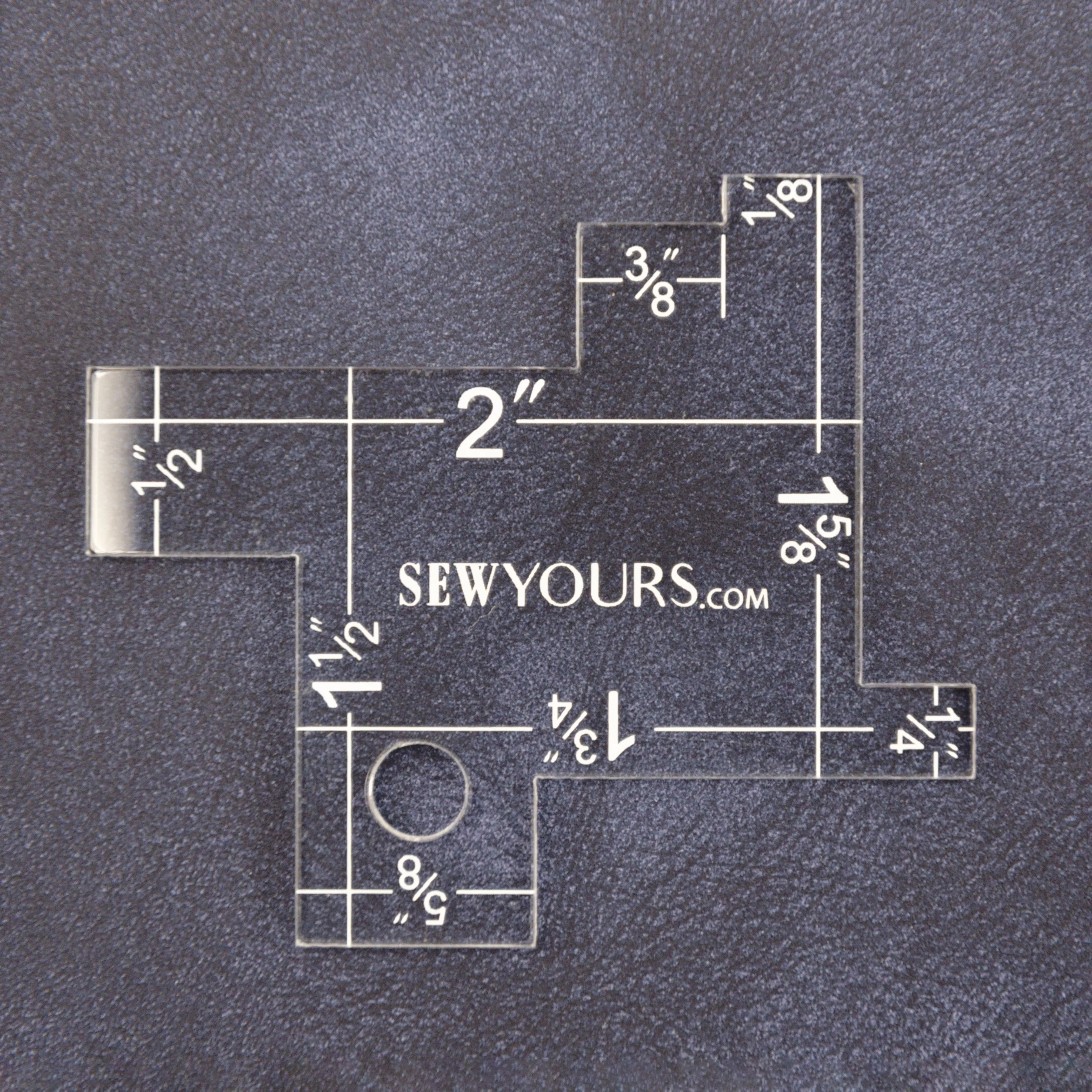 Seam Allowance Measuring Gauge