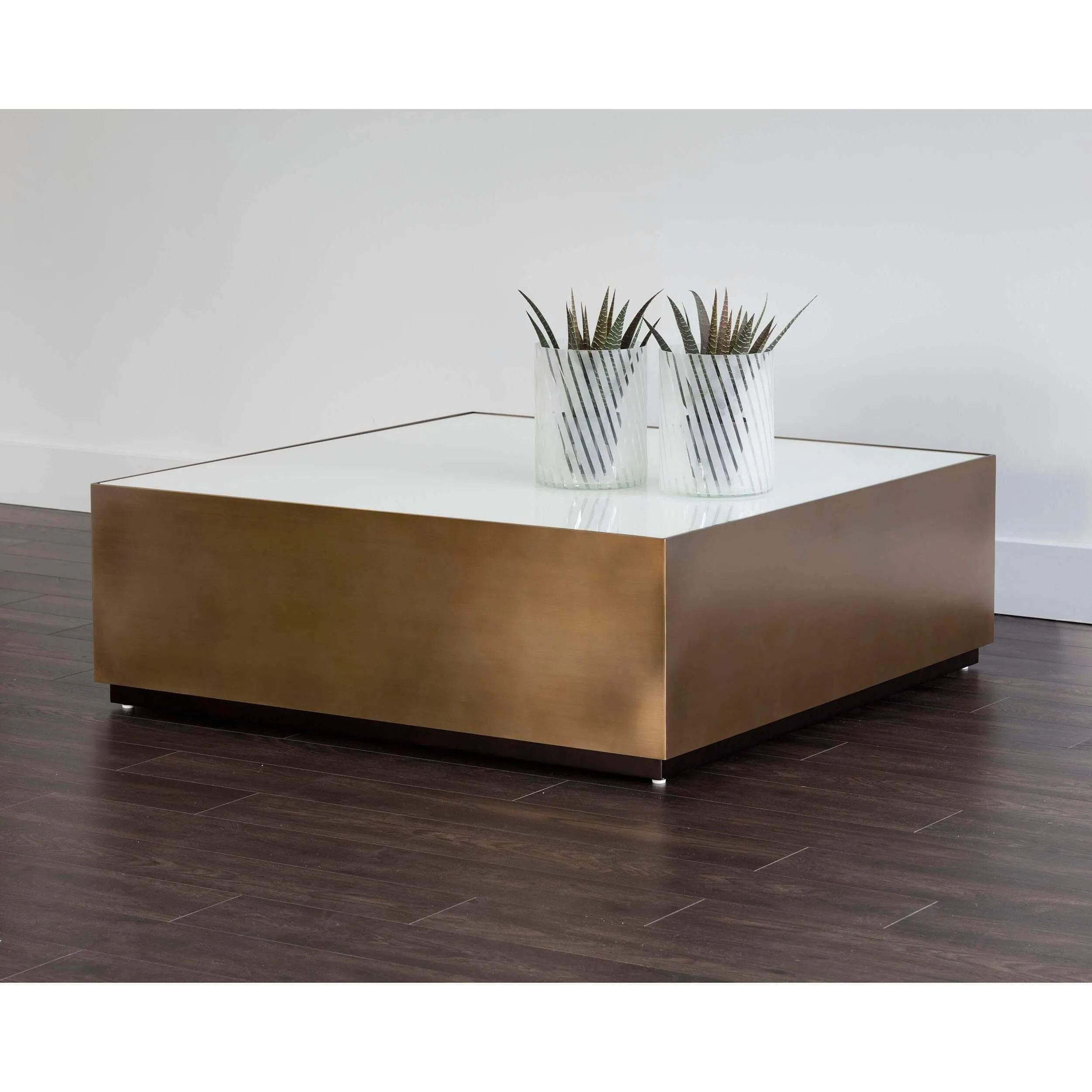 Shiloh Square Coffee Table, White