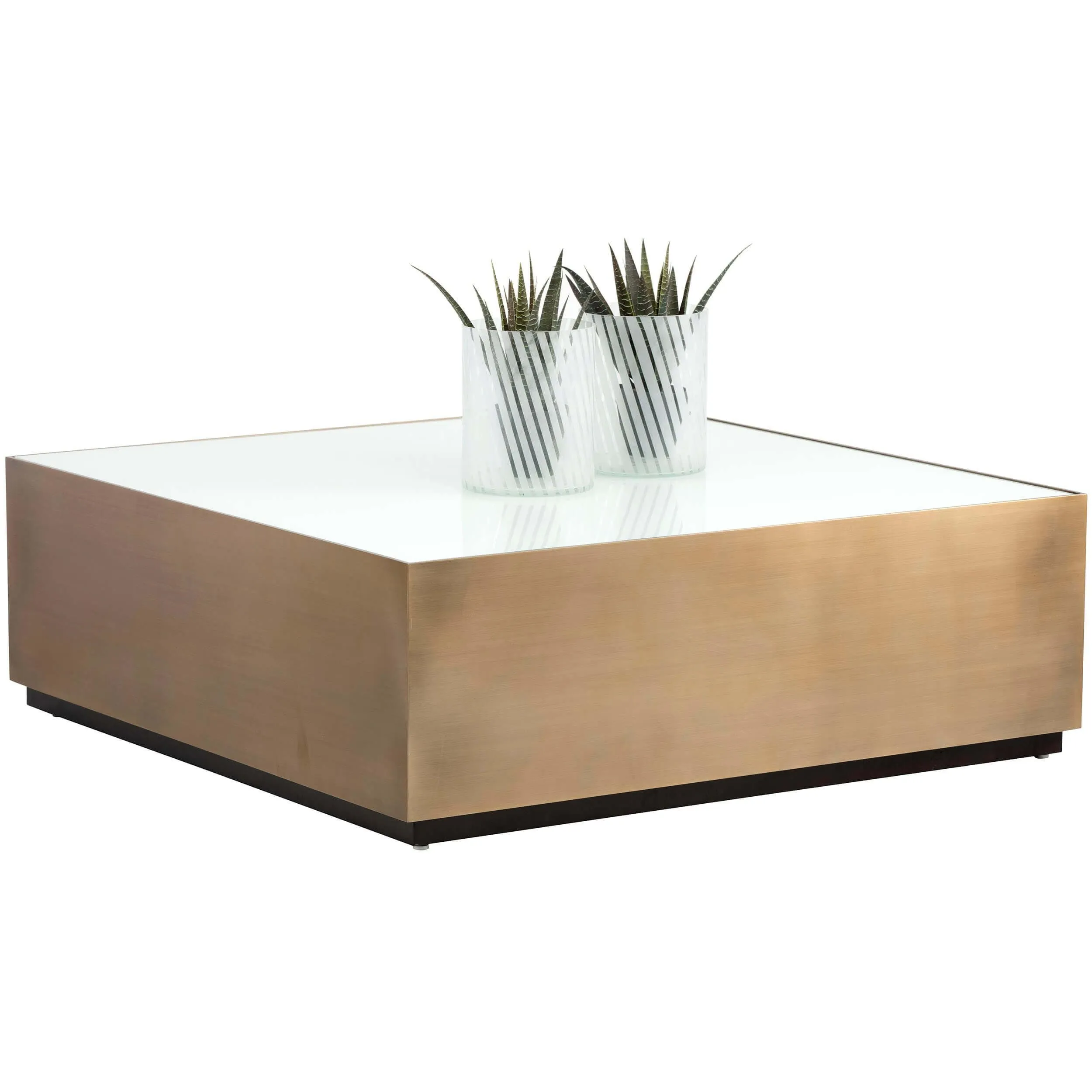 Shiloh Square Coffee Table, White