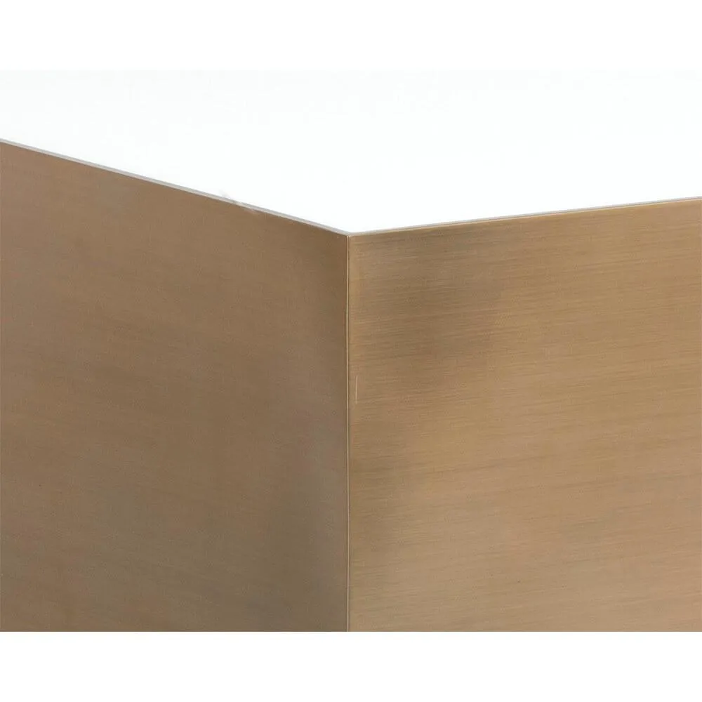 Shiloh Square Coffee Table, White