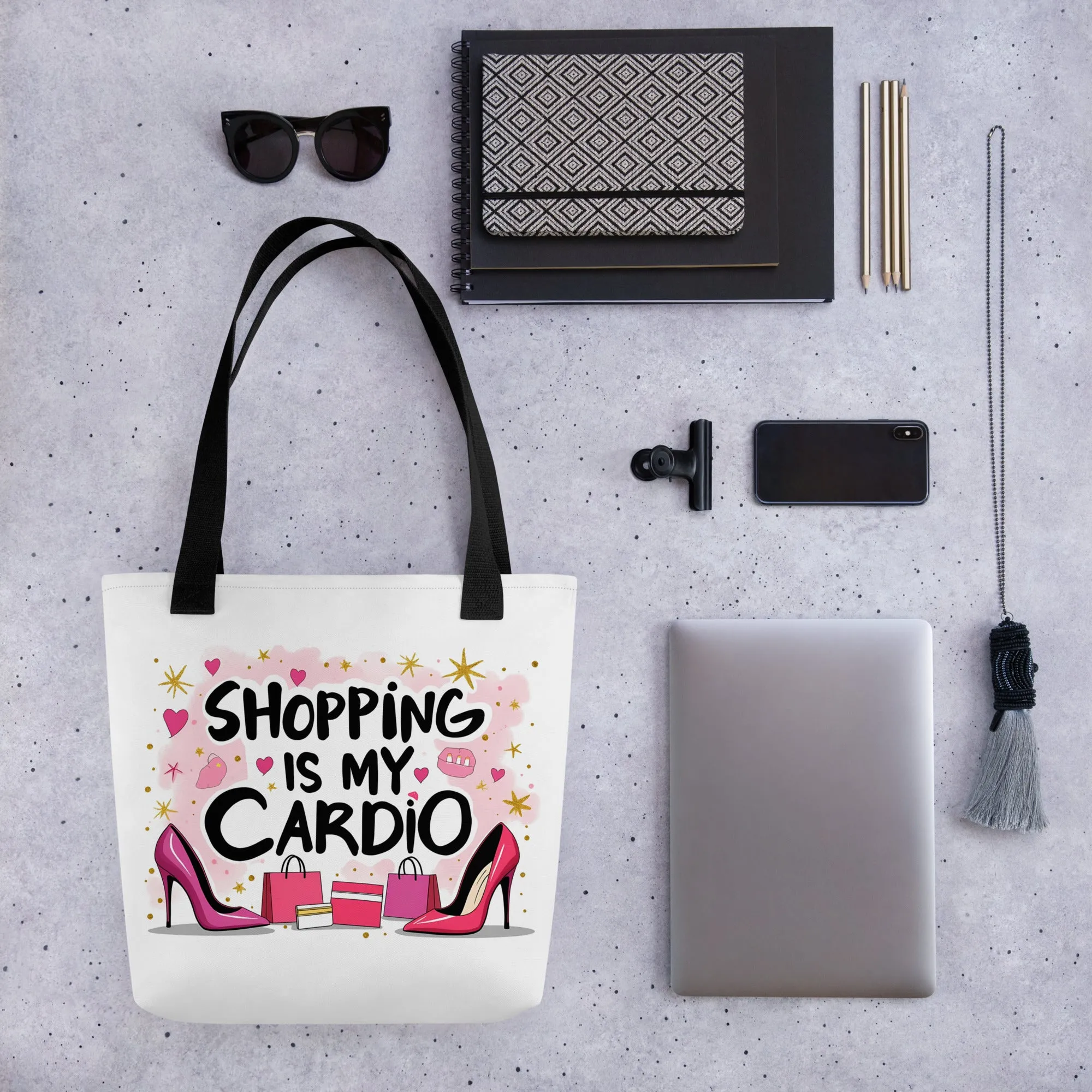 Shopping Is My Cardio Tote Bag