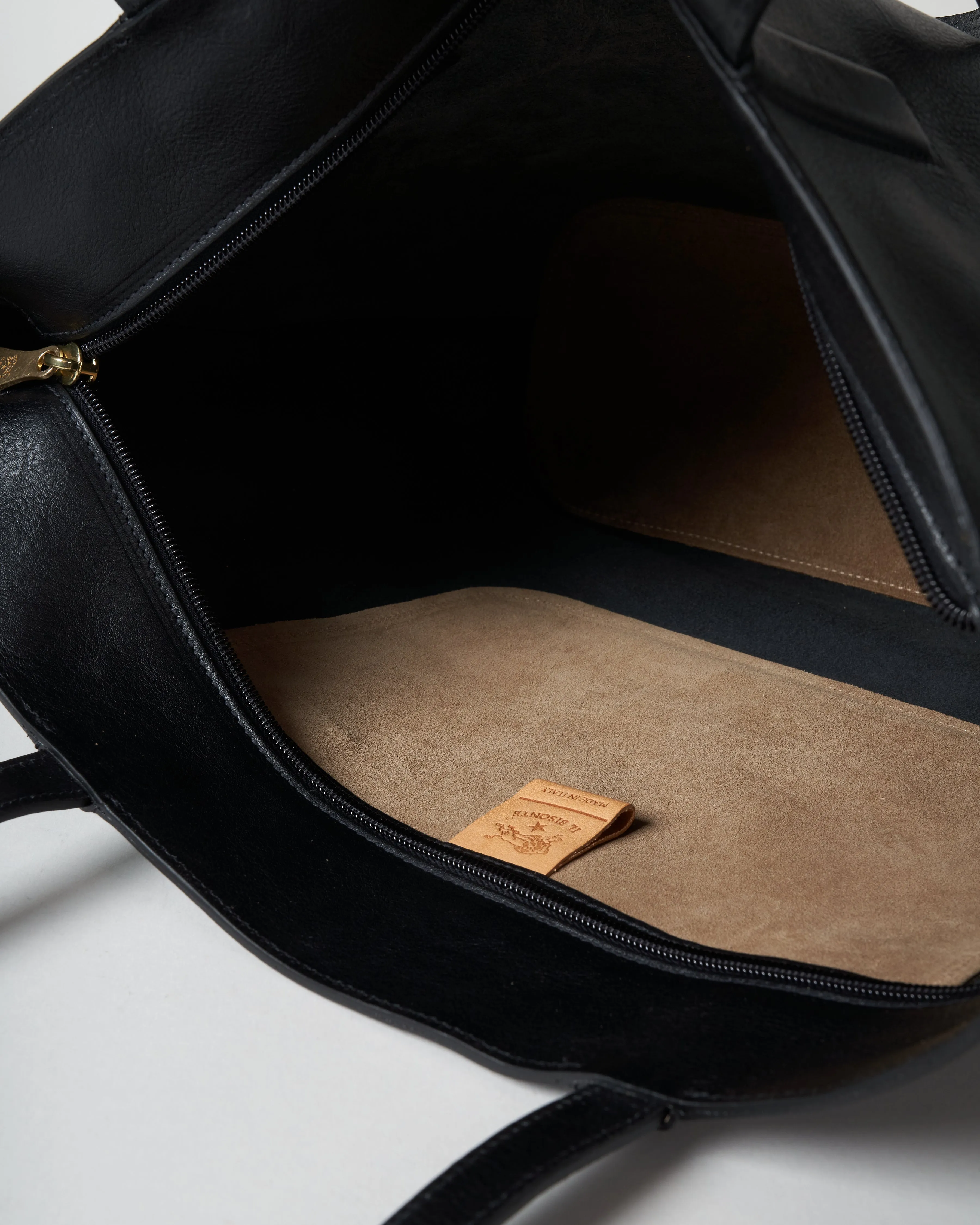 shopping tote -  nero