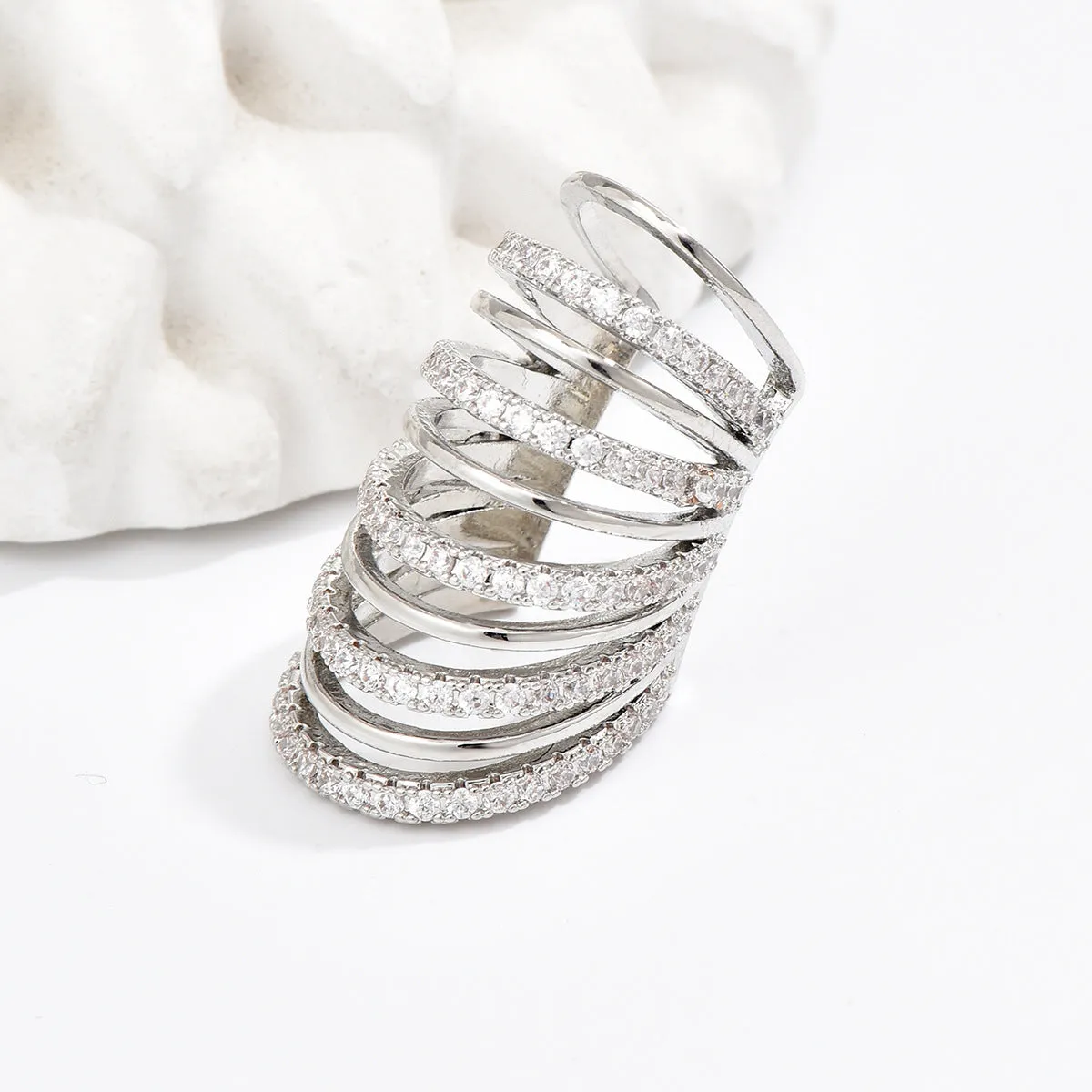 Simple Style Classic Style U Shape Inlay Copper Zircon Ear Cuff