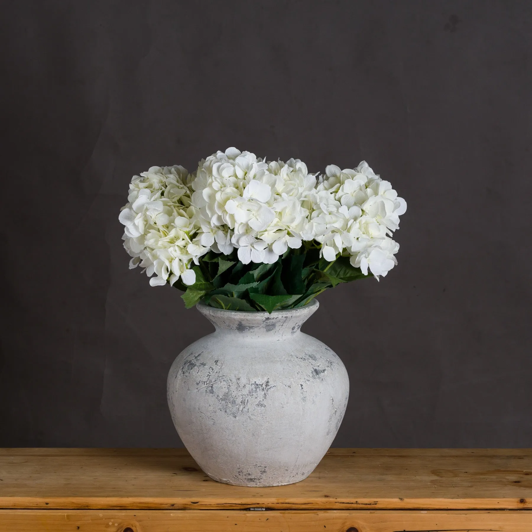 Sophia Antique White Vase