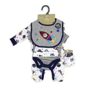 Space Rocket Baby Gift Mesh Bag Set