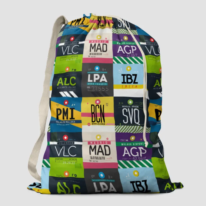 Spanish Airports - Laundry Bag