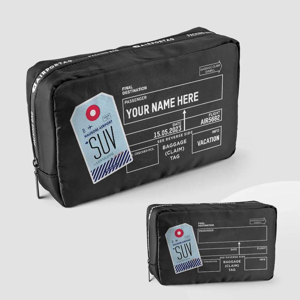 SUV - Packing Bag