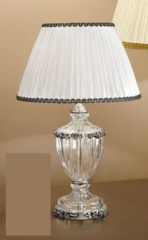 Table Lamp With Hand-Cut Crystal Decoration