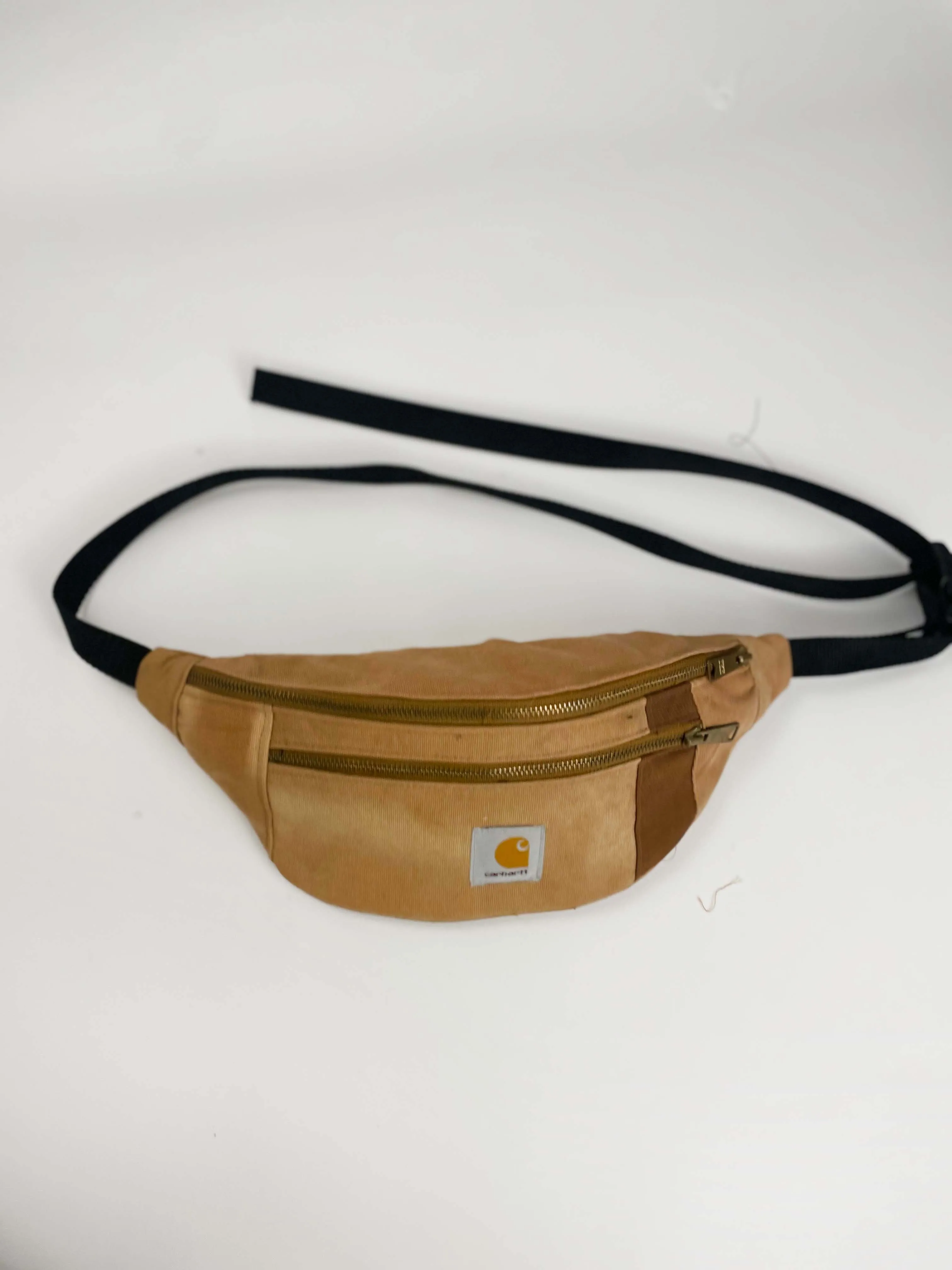 Tan Reworked Carhartt Sling Bag