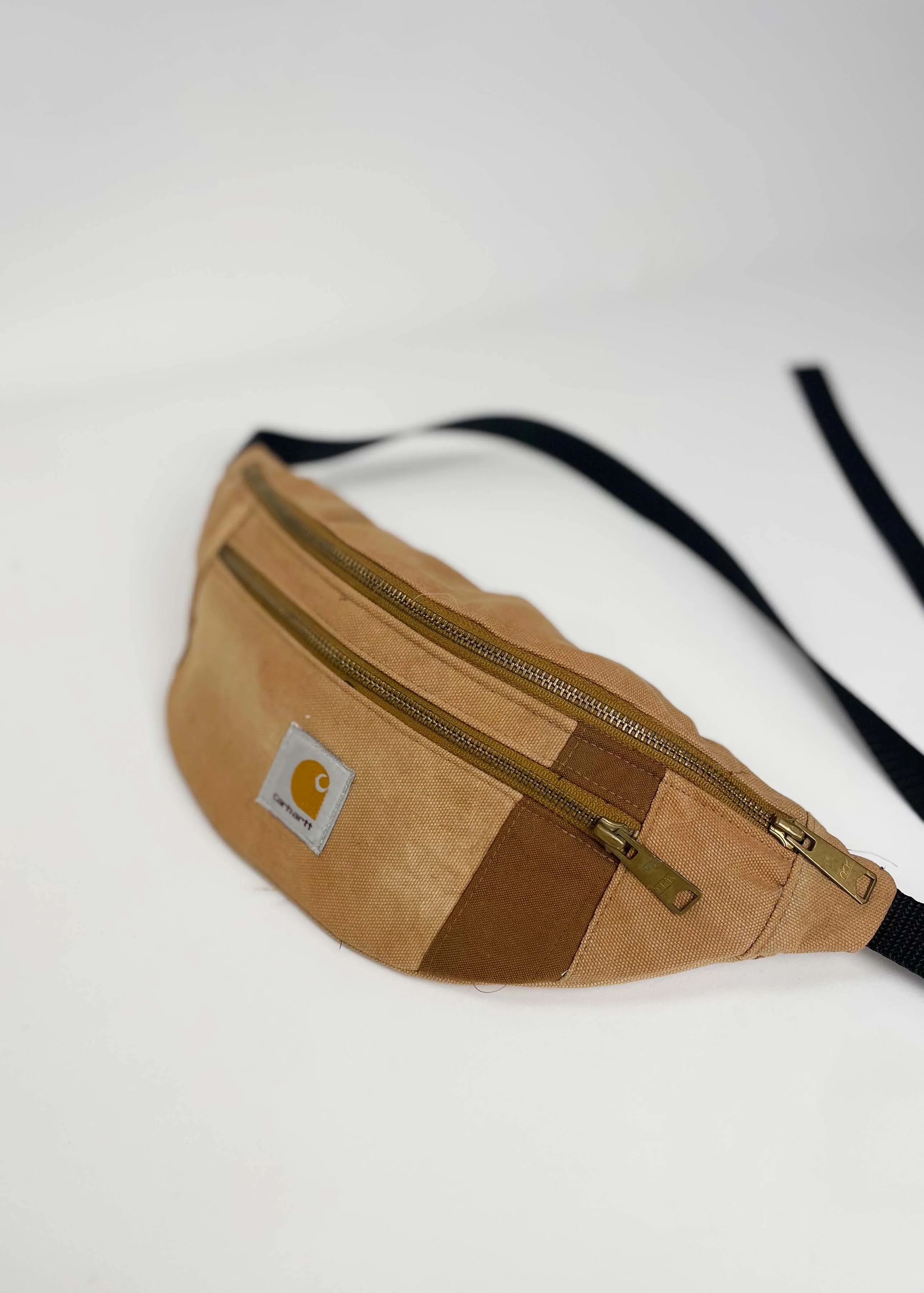 Tan Reworked Carhartt Sling Bag