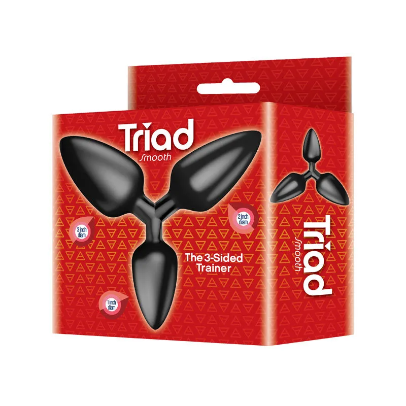 The 9's Triad 3 Way Butt Plug-(ic2694)