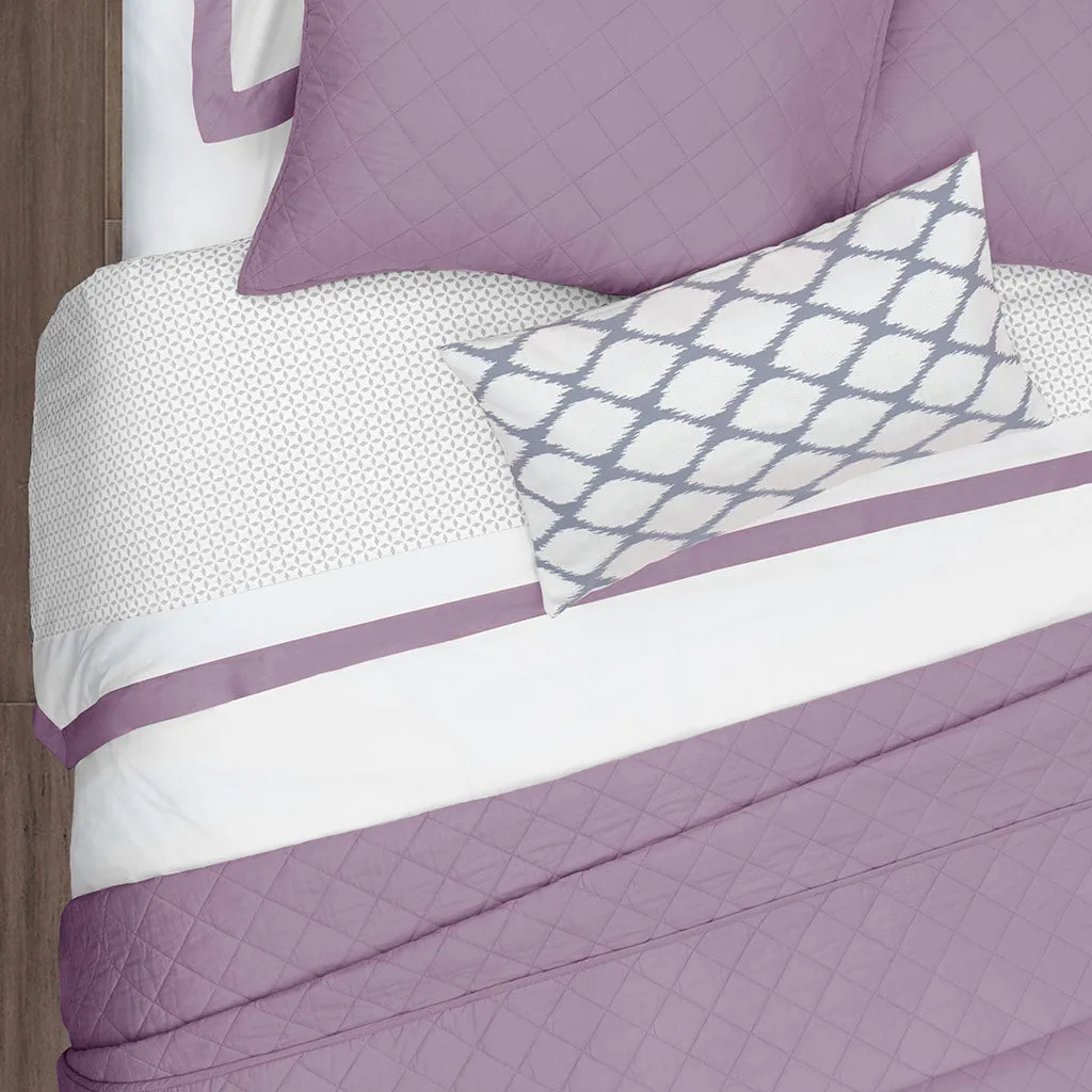 The Grey and White Raindrop Throw Pillow