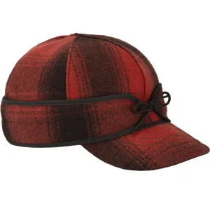 The Original Stormy Kromer Cap - Red Black Plaid