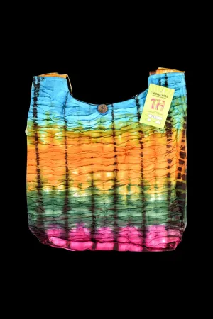 ThreadHeads Tie-Dye Ribbed Textured Streaks Bag