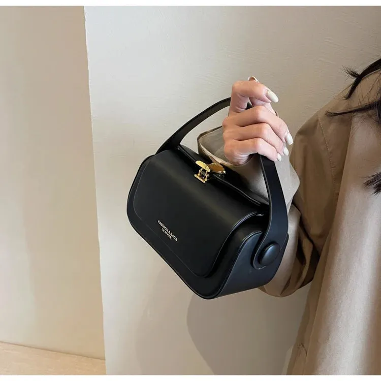 Vintage Leather Crossbody Square Bag
