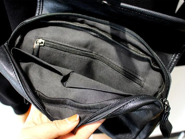 Vvsha  Christmas Gift Black Crossbody Chest Bag