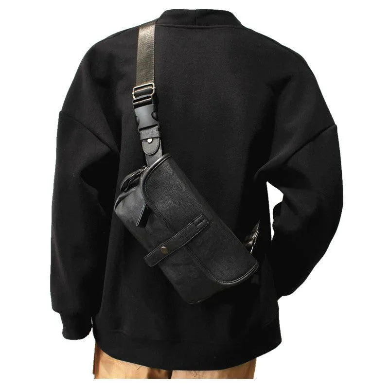 Vvsha  Christmas Gift Black Crossbody Chest Bag