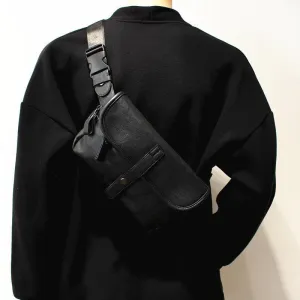 Vvsha  Christmas Gift Black Crossbody Chest Bag