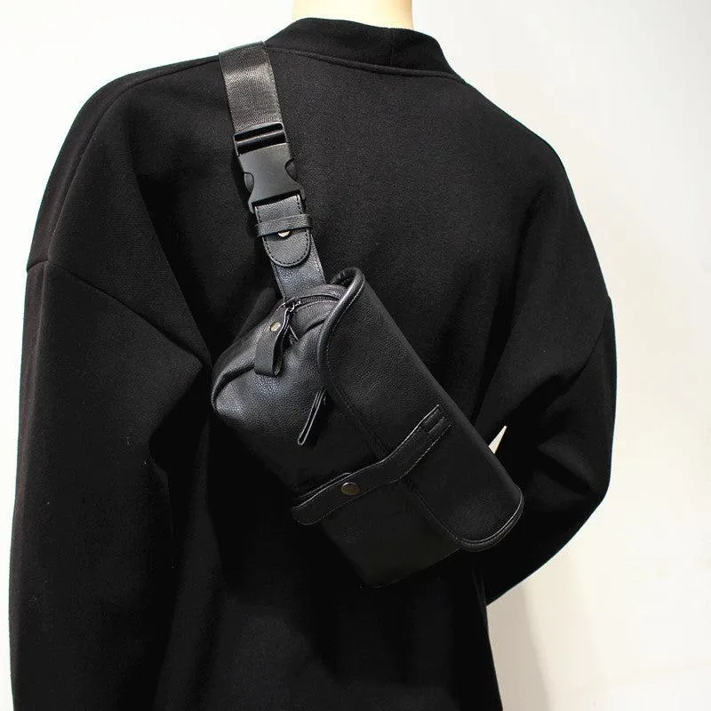 Vvsha  Christmas Gift Black Crossbody Chest Bag