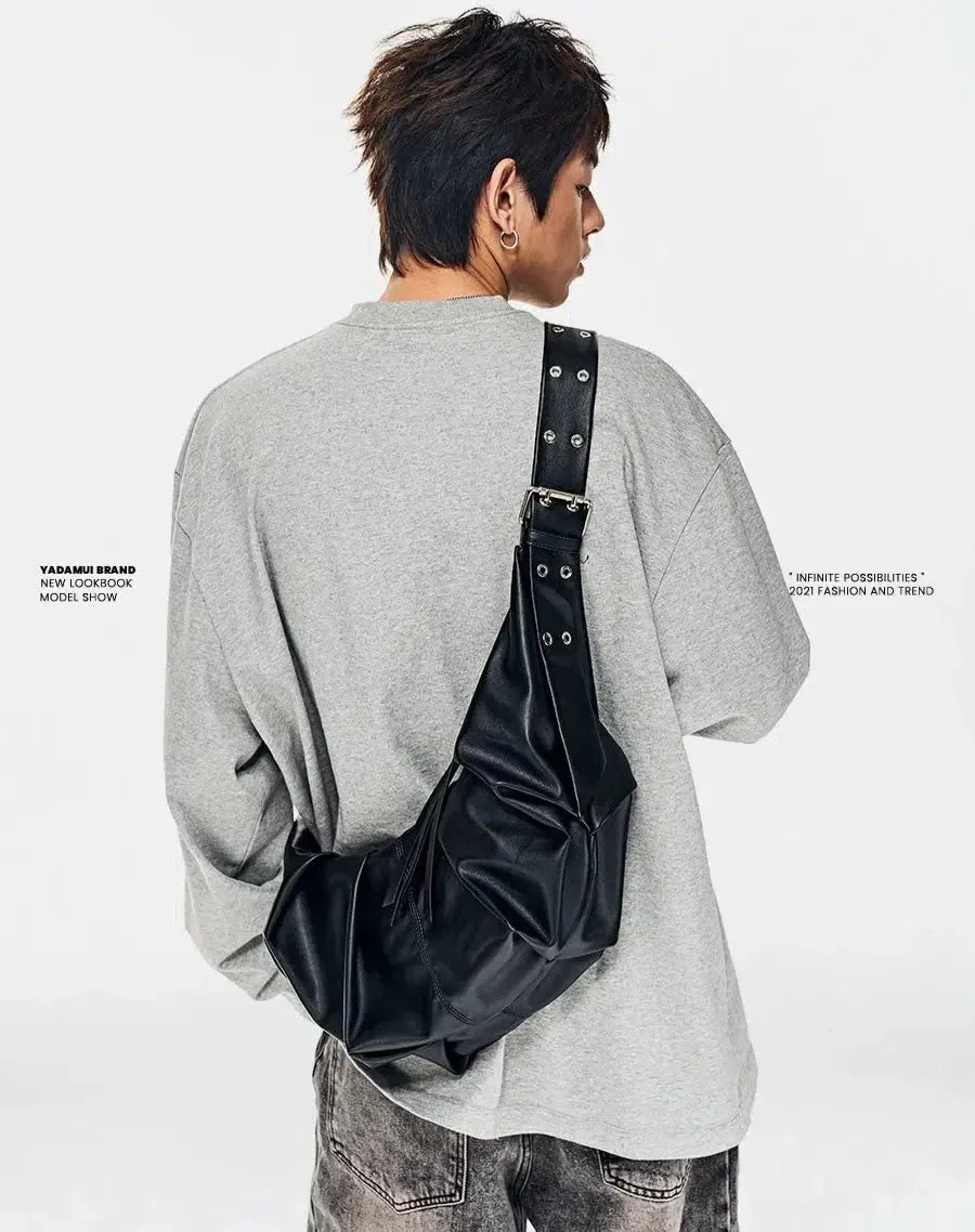 Vvsha  Christmas Gift Leather Dumpling Crossbody Bag