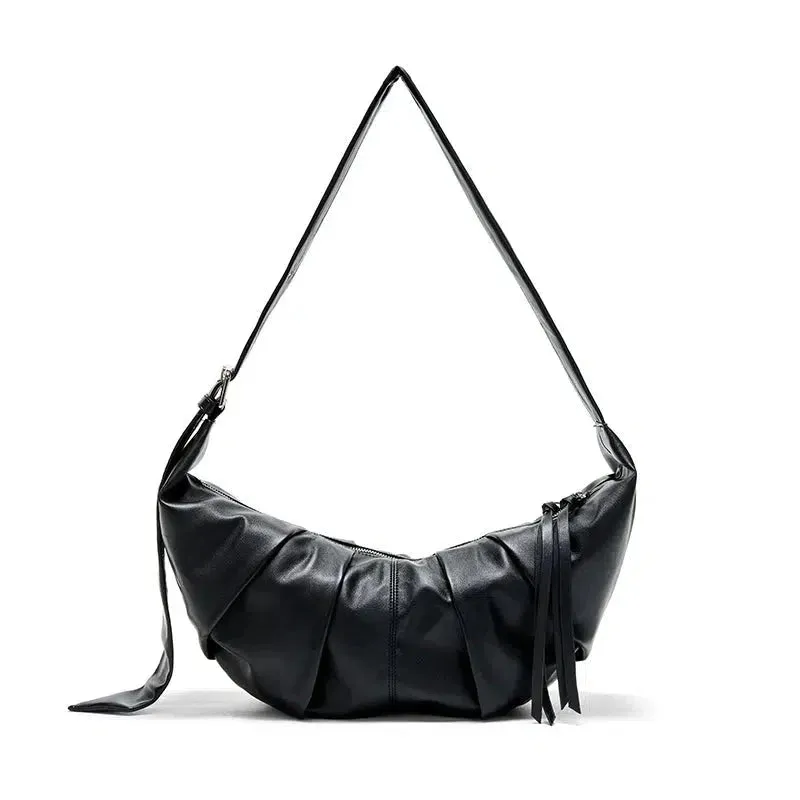 Vvsha  Christmas Gift Leather Dumpling Crossbody Bag