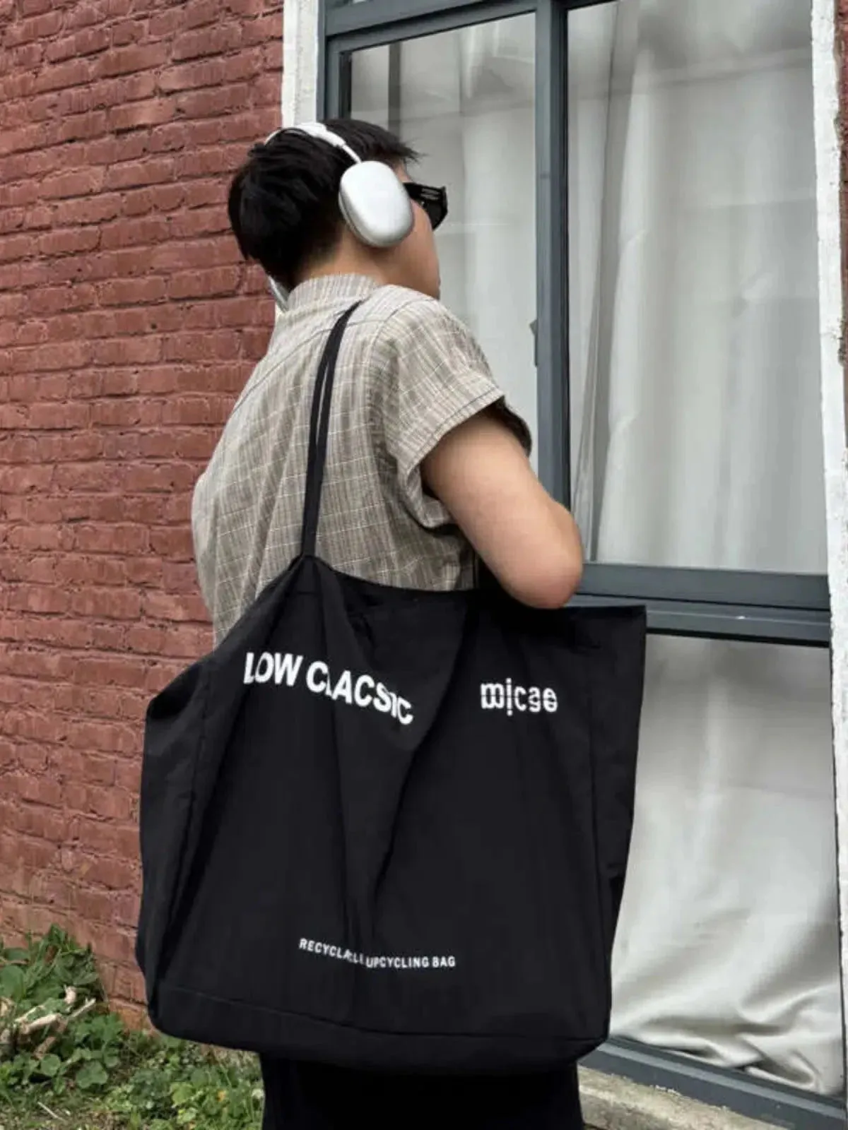 Vvsha  Christmas Gift Upcycled Fashion Canvas Bag