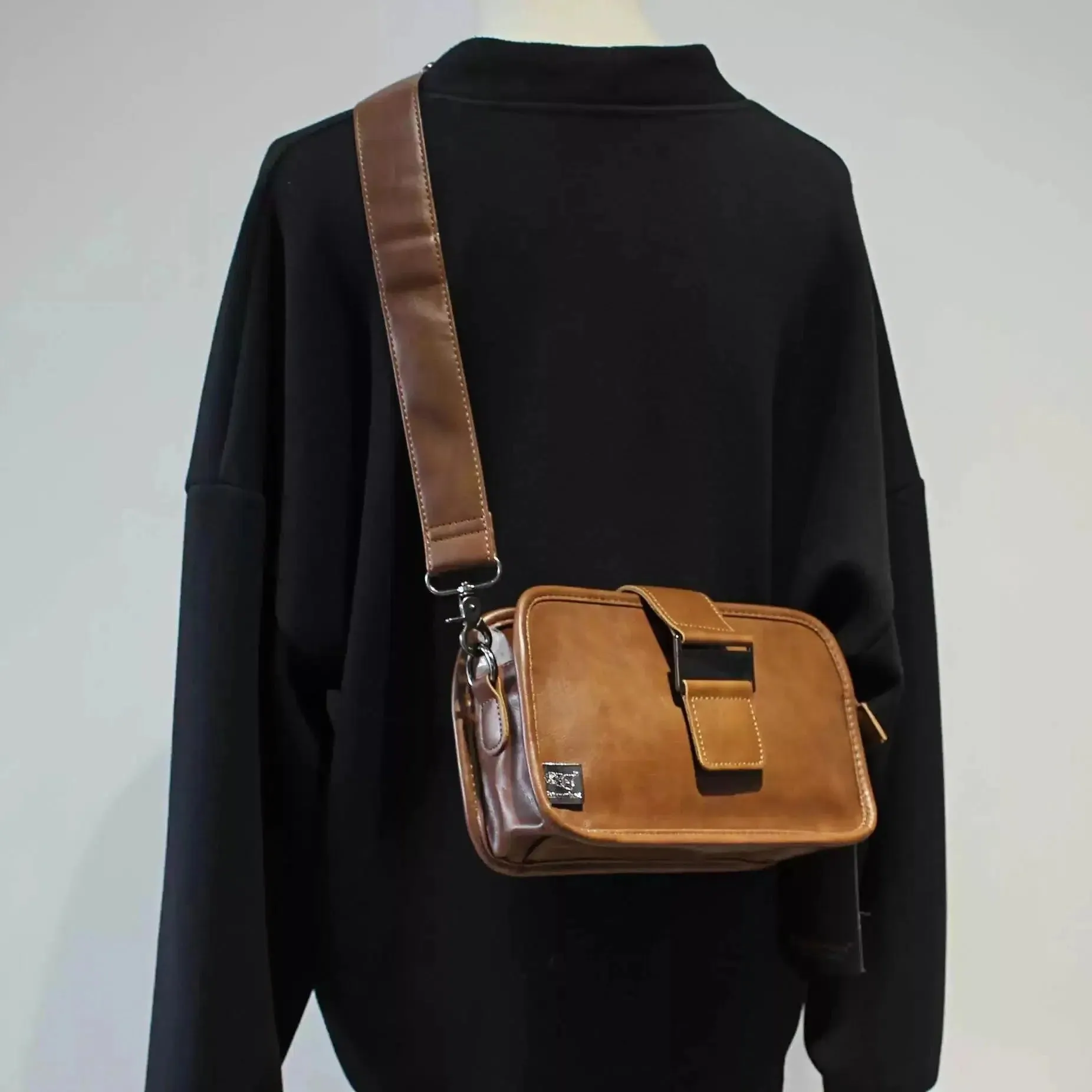 Vvsha  Christmas Gift Versatile Leather Crossbody Bag