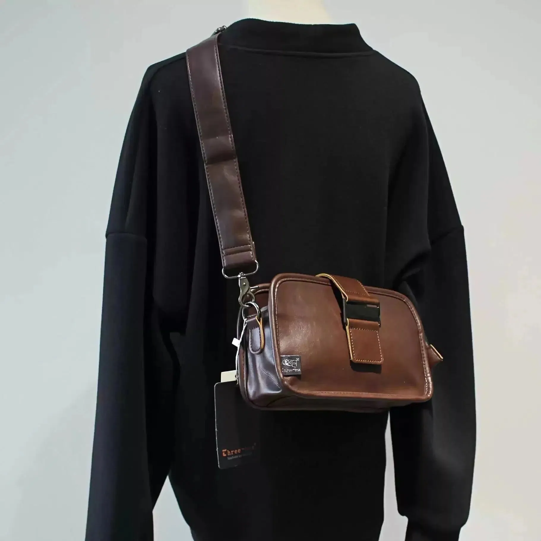 Vvsha  Christmas Gift Versatile Leather Crossbody Bag