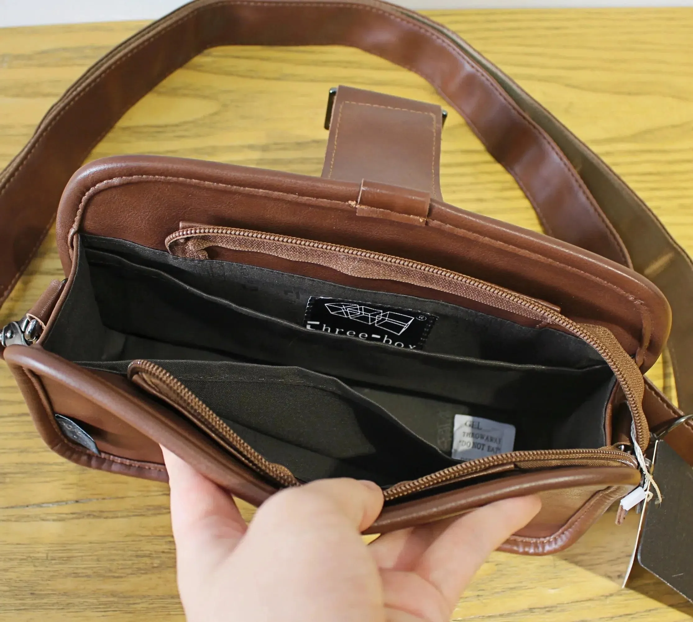 Vvsha  Christmas Gift Versatile Leather Crossbody Bag