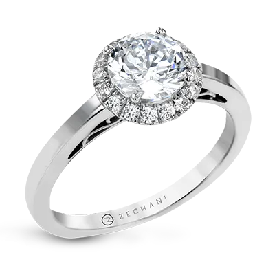 ZR25NDER Wedding Set in 14k Gold with Diamonds